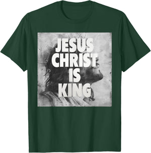 Jesus Christ is King, Jesus T-Shirt - T-Shirt | Forest