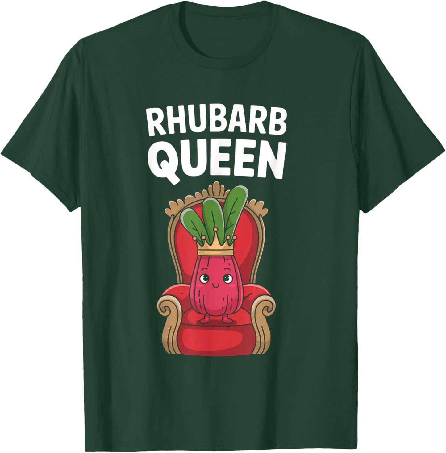 Rhubarb Queen T-Shirt - T-Shirt | Forest