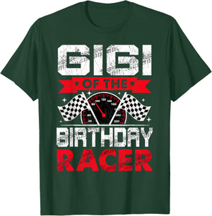 Gigi of The Birthday Racer Bday Racing Car Family T-Shirt - T-Shirt | Forest