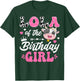 Lola Of The Birthday Girl Cute Cow Farm 1St Birthday T-Shirt - T-Shirt | Forest