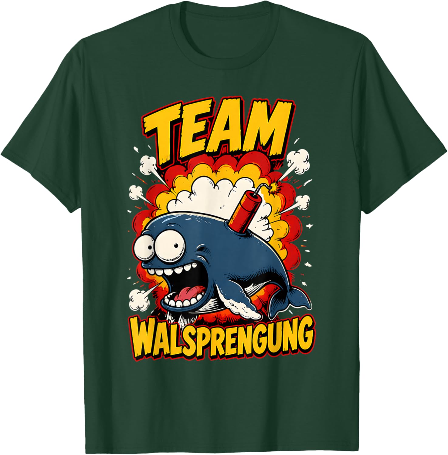 Timmy (Hope) der Buckelwal - Team: Wal Sprengen (Ironie) T-Shirt - T-Shirt | Forest