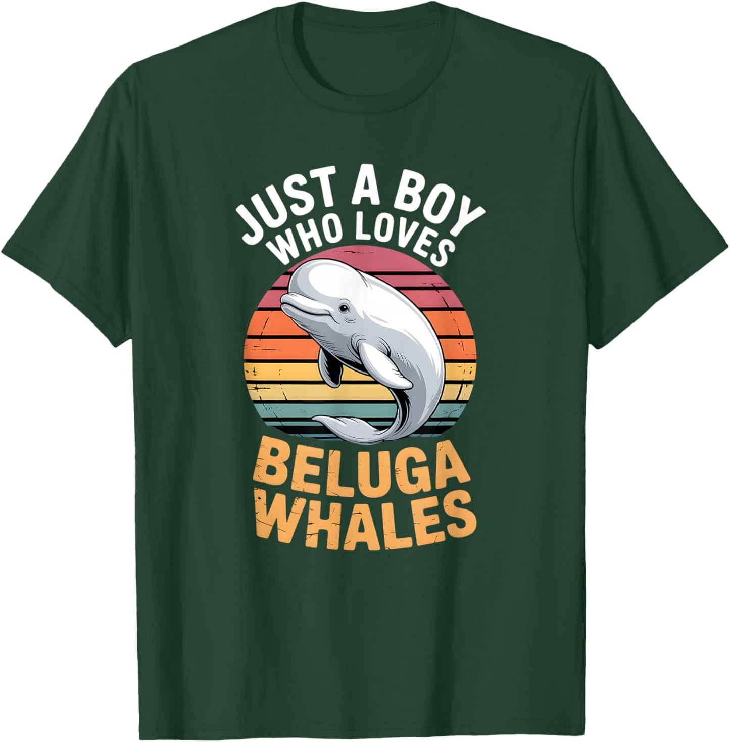 Boys Beluga Whale T-Shirt - T-Shirt | Forest
