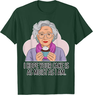 Funny Dirty Adult | Dirty Humor Moist Cake T-Shirt - T-Shirt | Forest