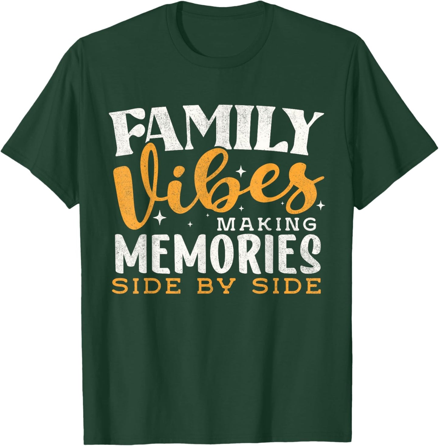 Family Reunion 2026 Family Vibes Making Memories Matching T-Shirt - T-Shirt | Forest