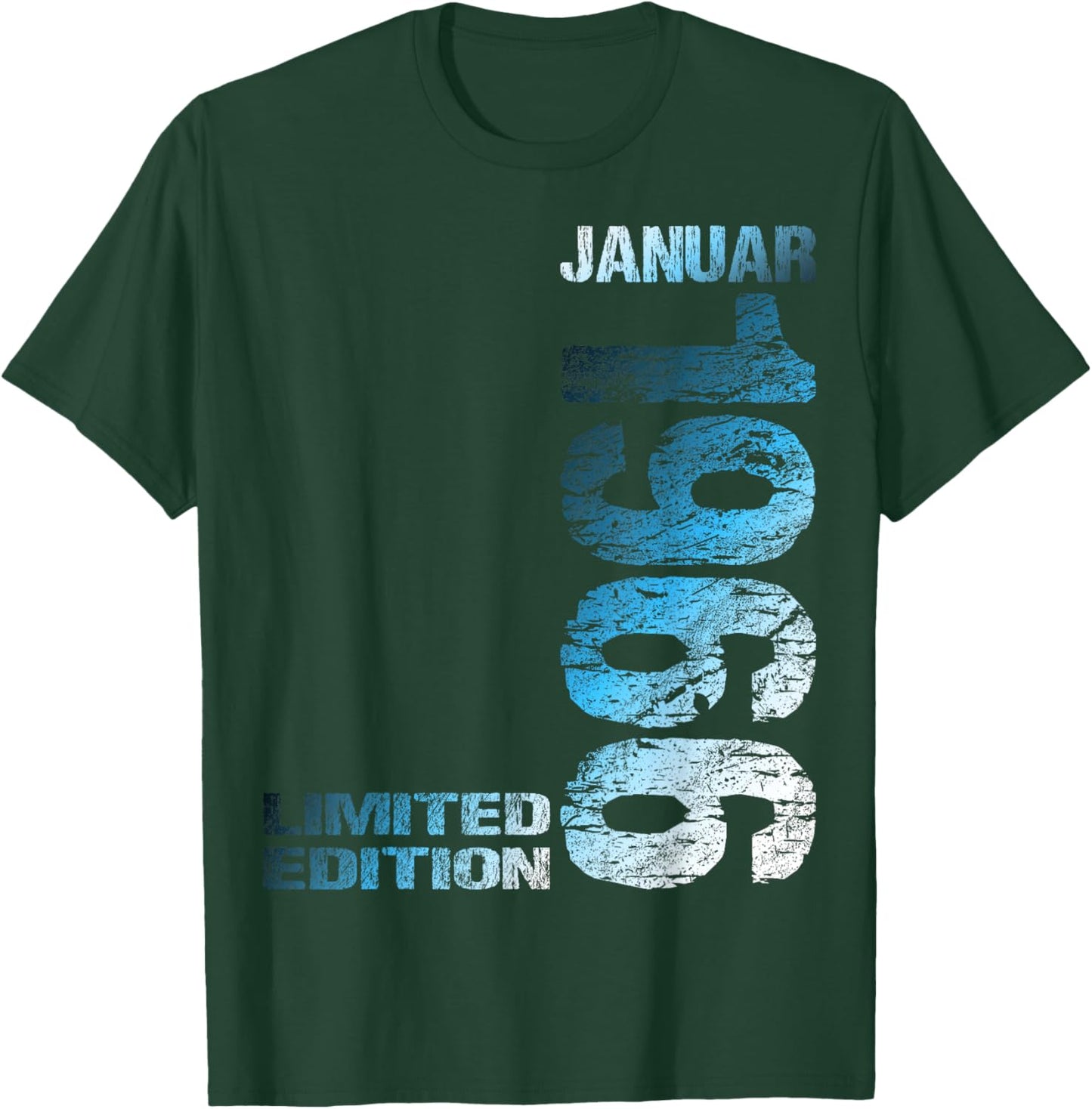 January 1966 Man Woman 60th Birthday Limited Edition T-Shirt - T-Shirt | Forest