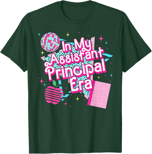 In My Assistant Principal Era 80s 90s Back To School T-Shirt - T-Shirt | Forest
