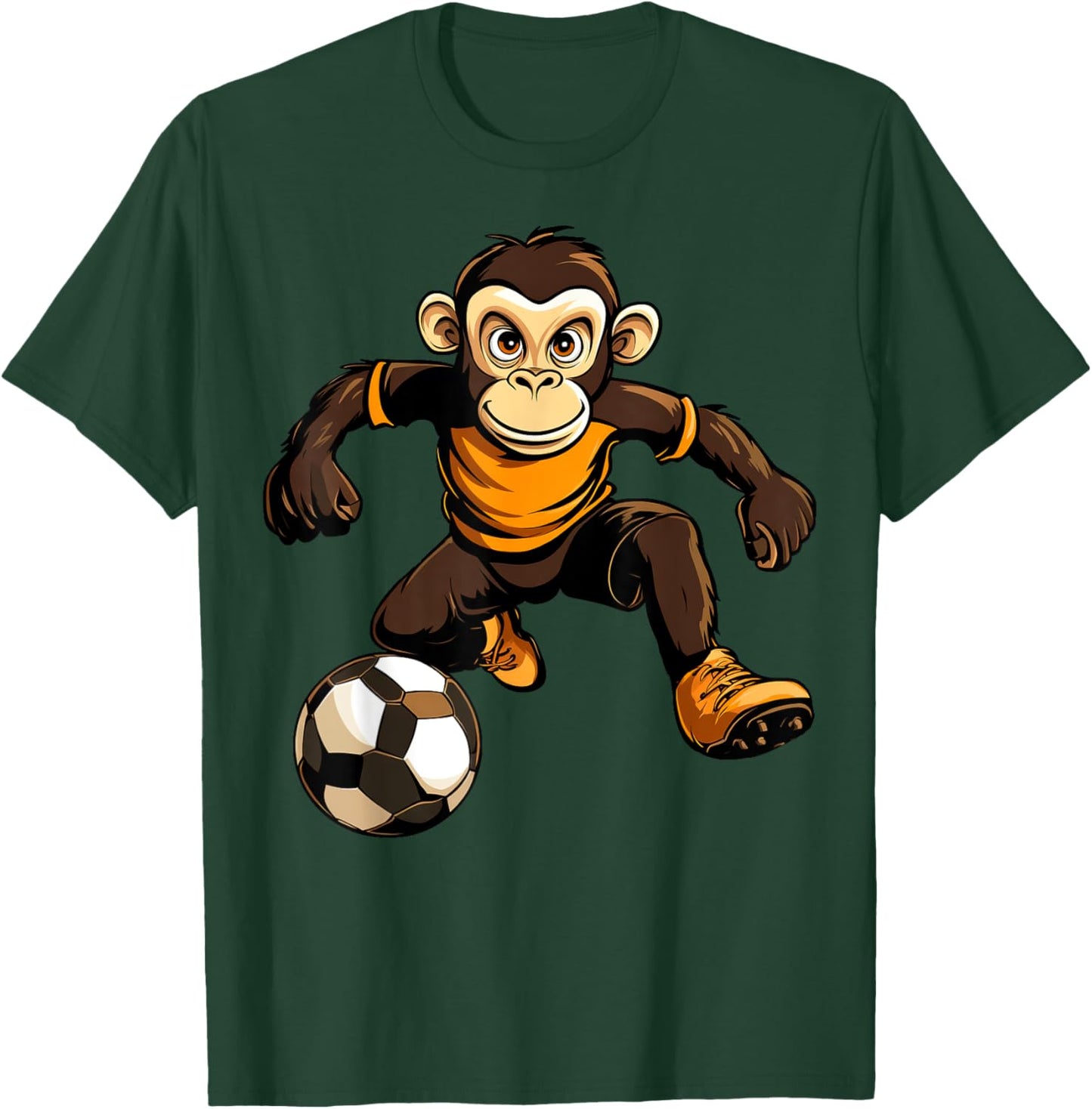 Monkey Soccer T-Shirt - T-Shirt | Forest