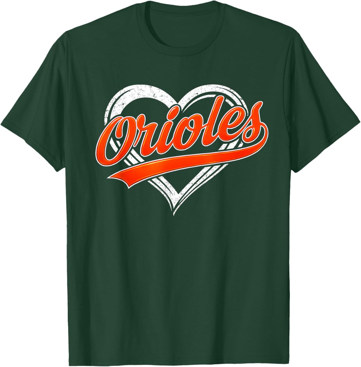 Oriole Name Retro Heart Gift Women Boy Girl Kids T-Shirt - T-Shirt | Forest