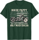 Biker Pappy Like A Normal Pappy Only Much Cooler T-Shirt - T-Shirt | Forest