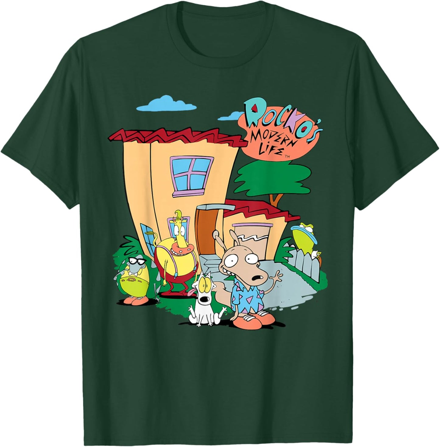 Rockos Modernes Lebenshaus-Poster T-Shirt - T-Shirt | Forest