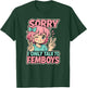 Sorry I Only Talk to Femboys Cute Anime Meme Yaoi Manga T-Shirt - T-Shirt | Forest