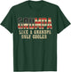 Grumpa Like A Grandpa Only Cooler Vintage American Flag T-Shirt - T-Shirt | Forest