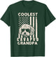Coolest Cavapoo Grandpa Vintage American Flag Funny Dog Xmas T-Shirt - T-Shirt | Forest