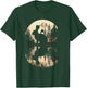 Rabbit Reflection Cute Bunny Nature Wildlife T-Shirt - T-Shirt | Forest