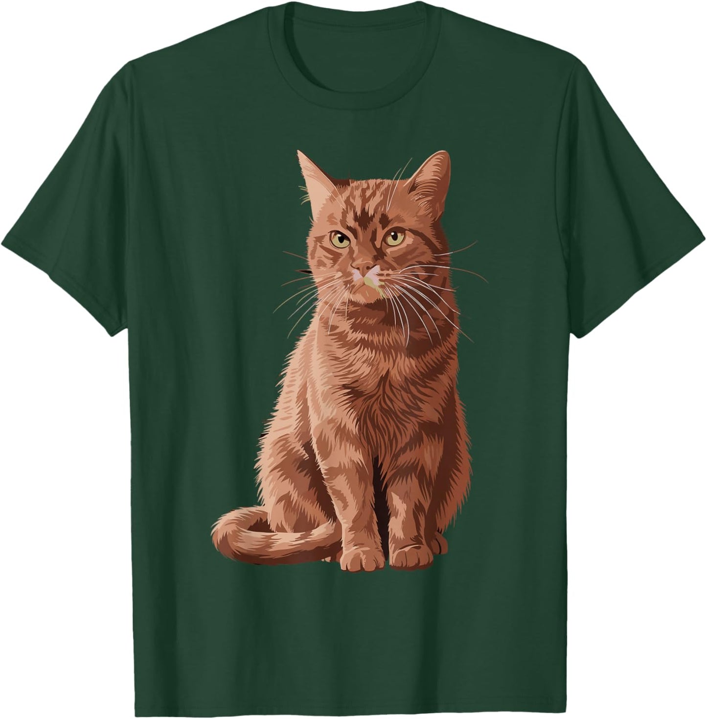 Orange Tabby Cat Orange Cat T-Shirt - T-Shirt | Forest