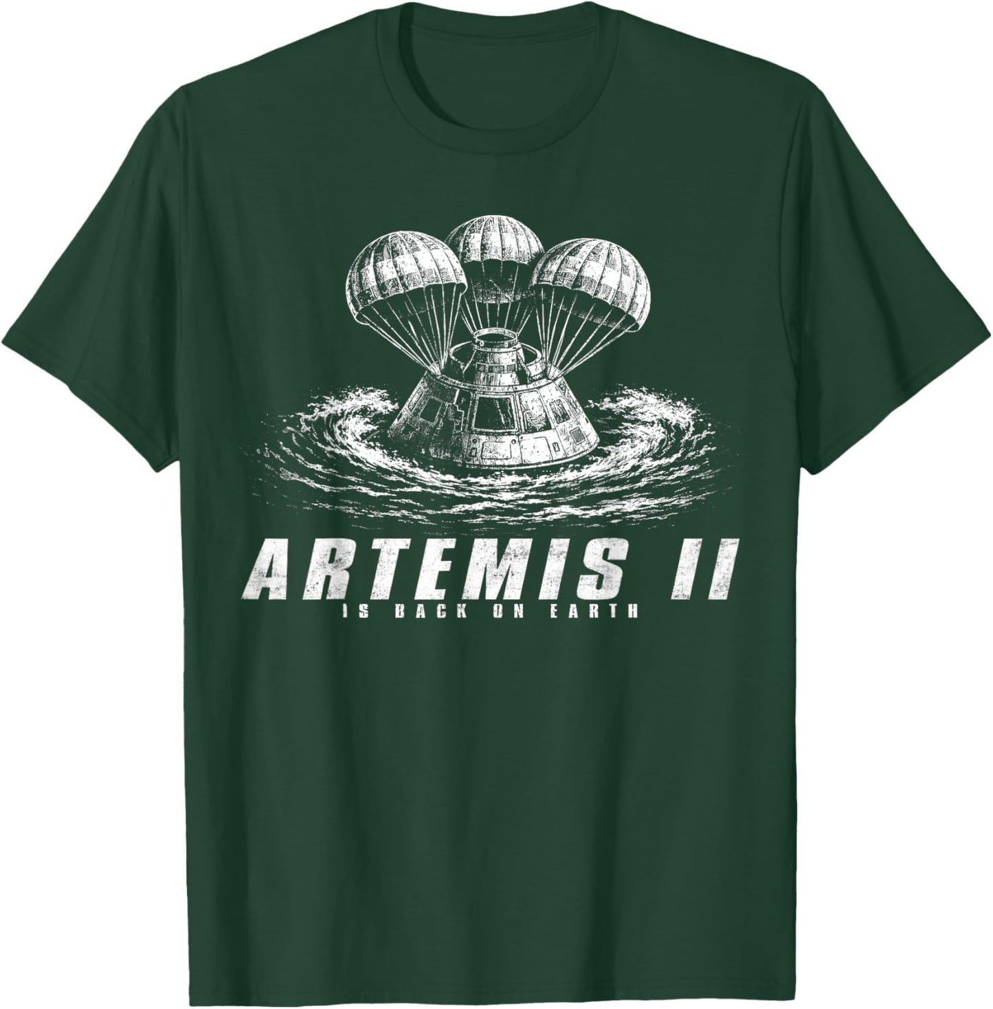 Splashdown Welcome Home Artemis Ii Pacific Ocean April T-Shirt - T-Shirt | Forest