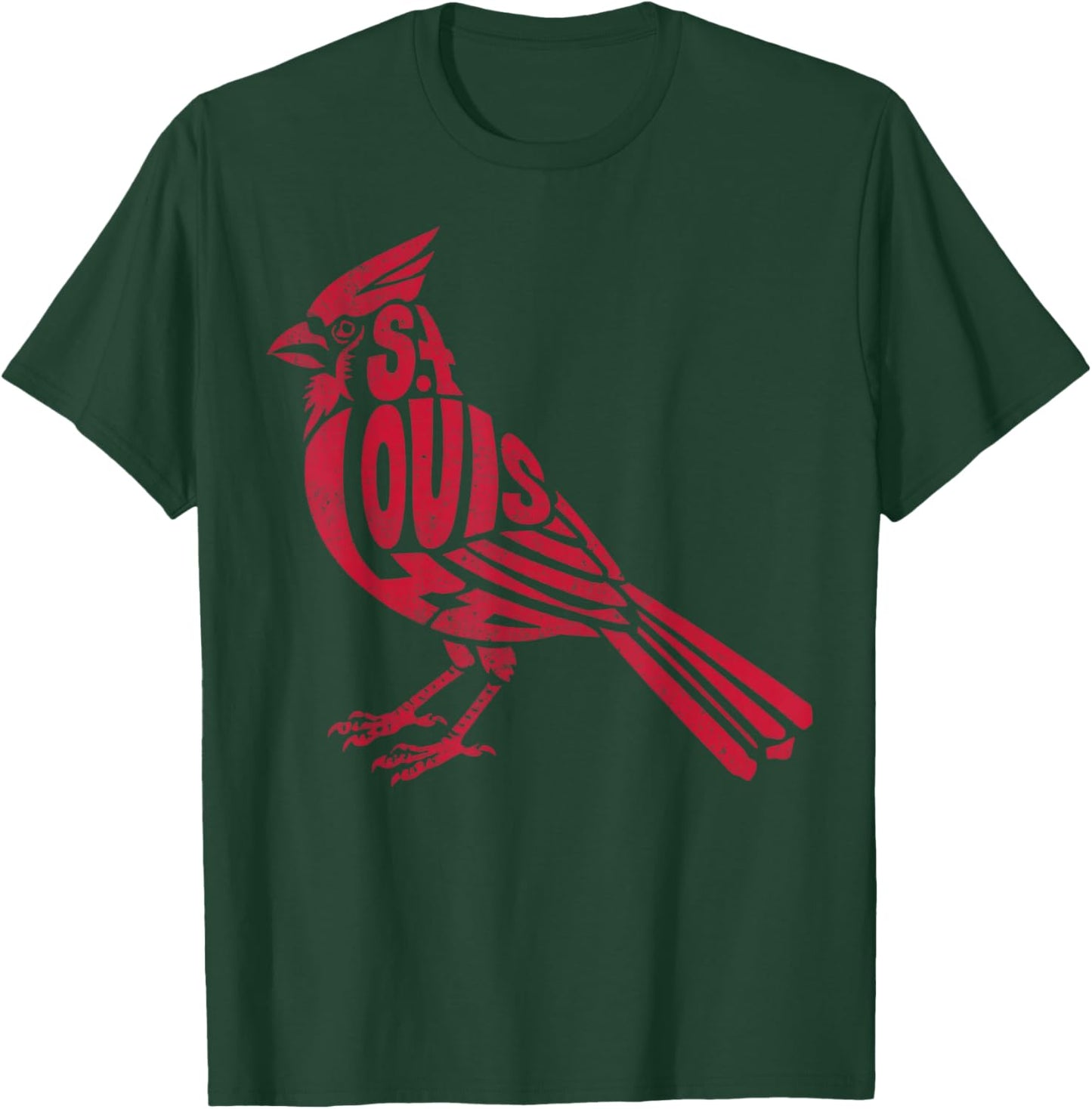 Cardinal Retro Vintage T-Shirt - T-Shirt | Forest