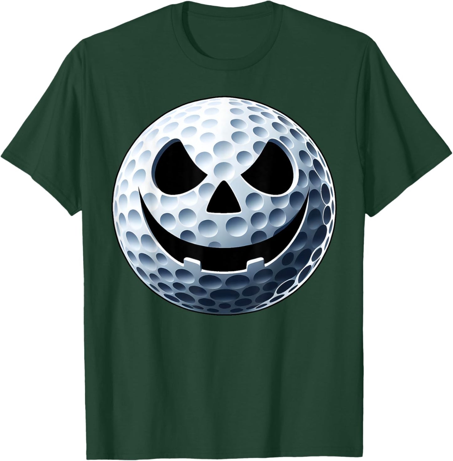 Funny Halloween Jack O Lantern Golf Player Coach Pitcher T-Shirt - T-Shirt | Forest