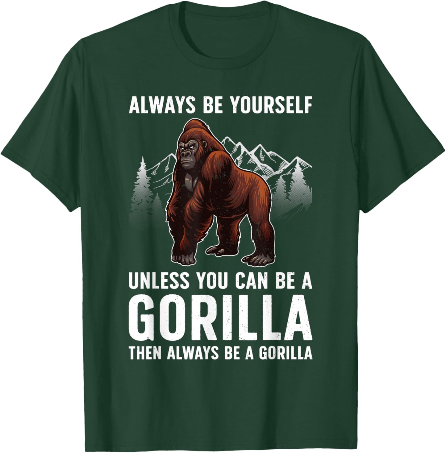 Funny Gorilla Design Women Kids Ape Gorilla Lover T-Shirt - T-Shirt | Forest