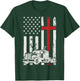 Semi Truck American Flag Christian Truck Driver Patriotic T-Shirt - T-Shirt | Forest