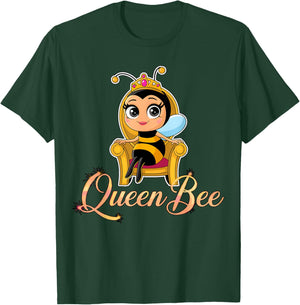 Queen Bee Girl Boss Empowerment T-Shirt - T-Shirt | Forest