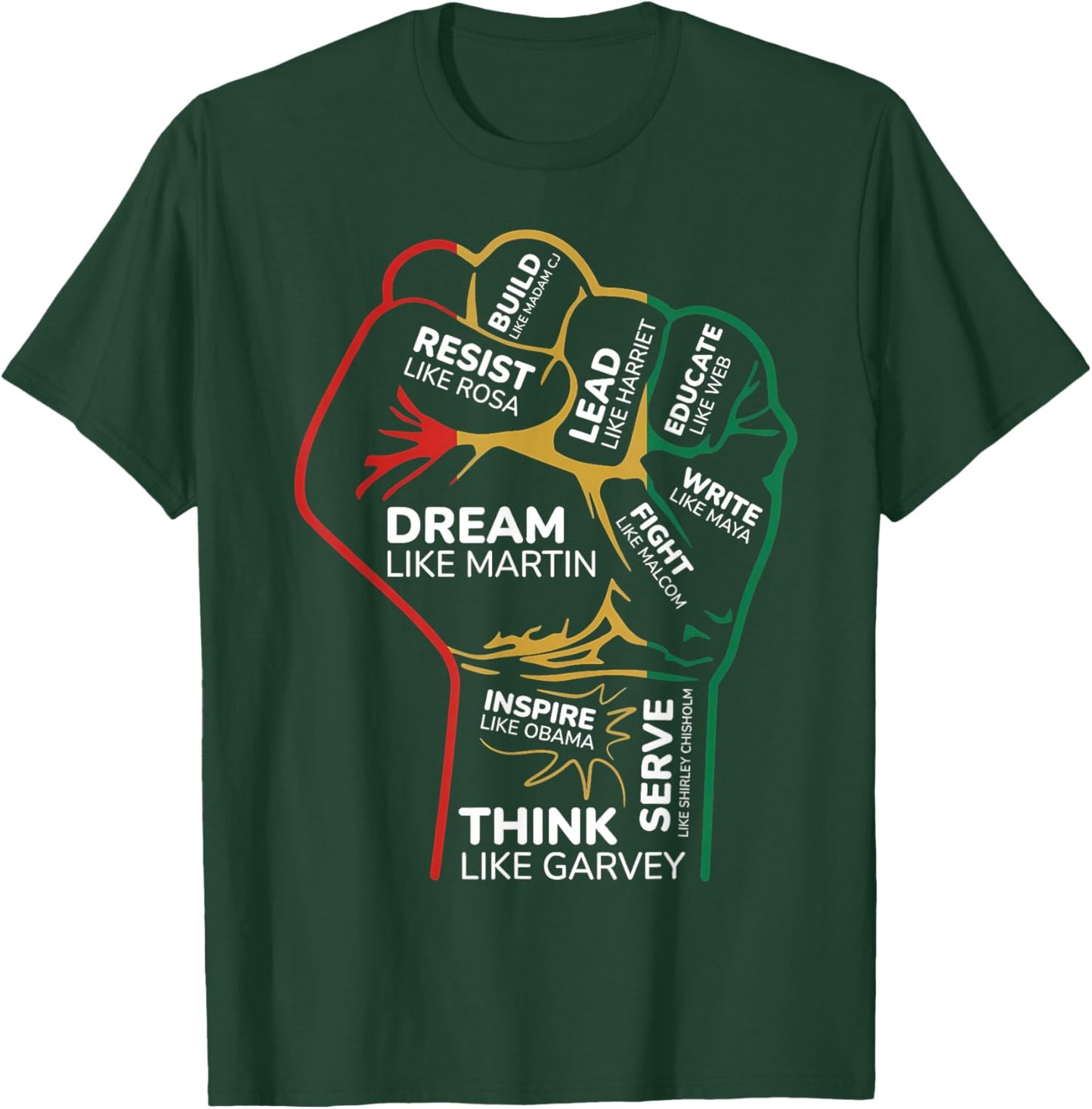Juneteenth 1865 African Leader T-Shirt - T-Shirt | Forest