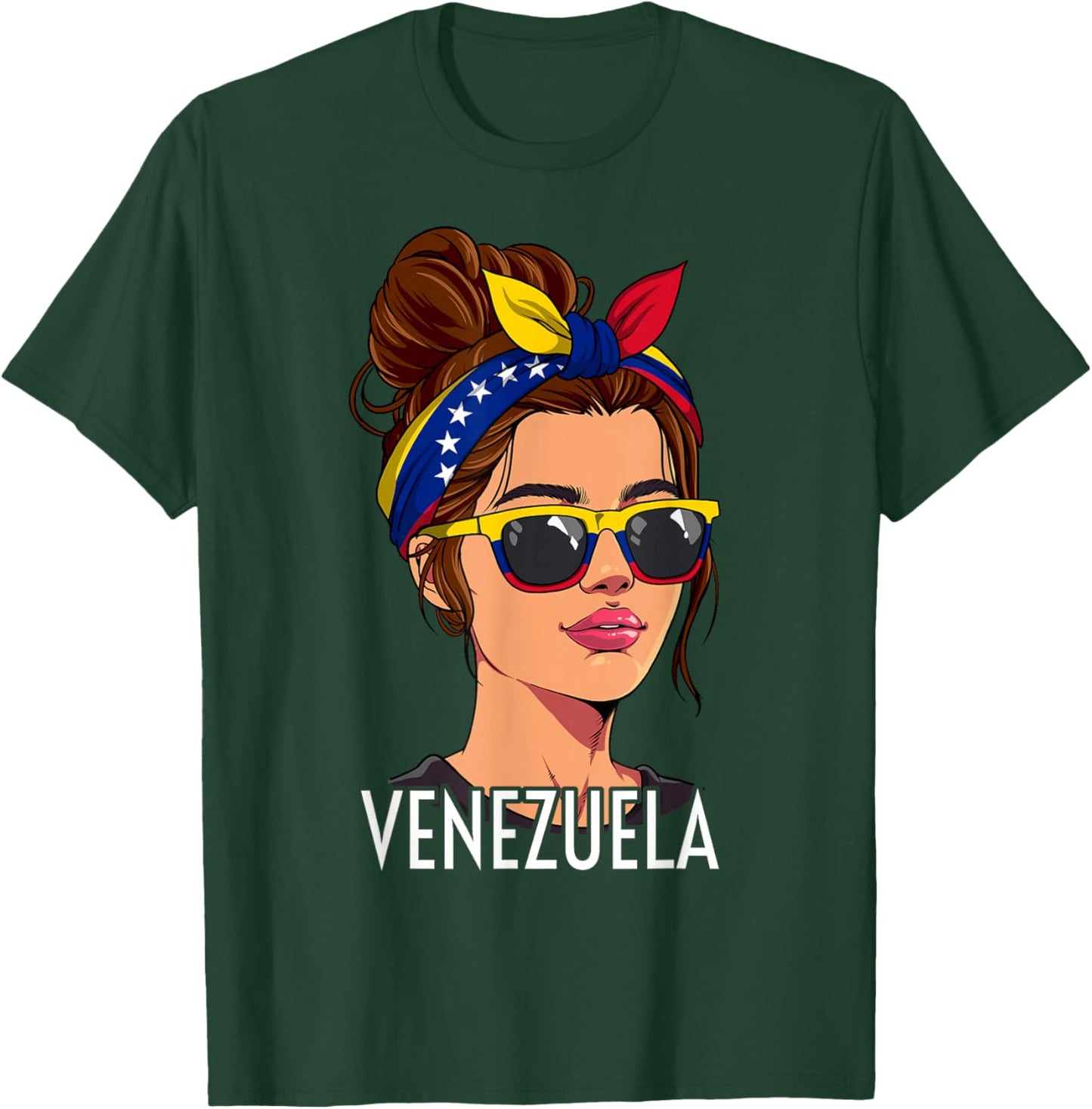 Venezuela Woman Venezuelan T-Shirt - T-Shirt | Forest