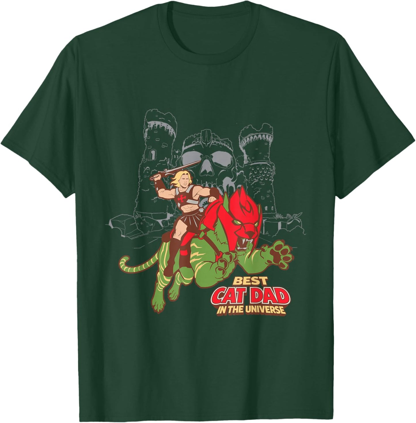 Masters of the Universe Best Cat Dad in the Universe T-Shirt - T-Shirt | Forest