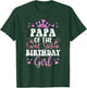 Papa of The Sweet Sixteen Bday Girl 16th Pink Crown T-Shirt - T-Shirt | Forest