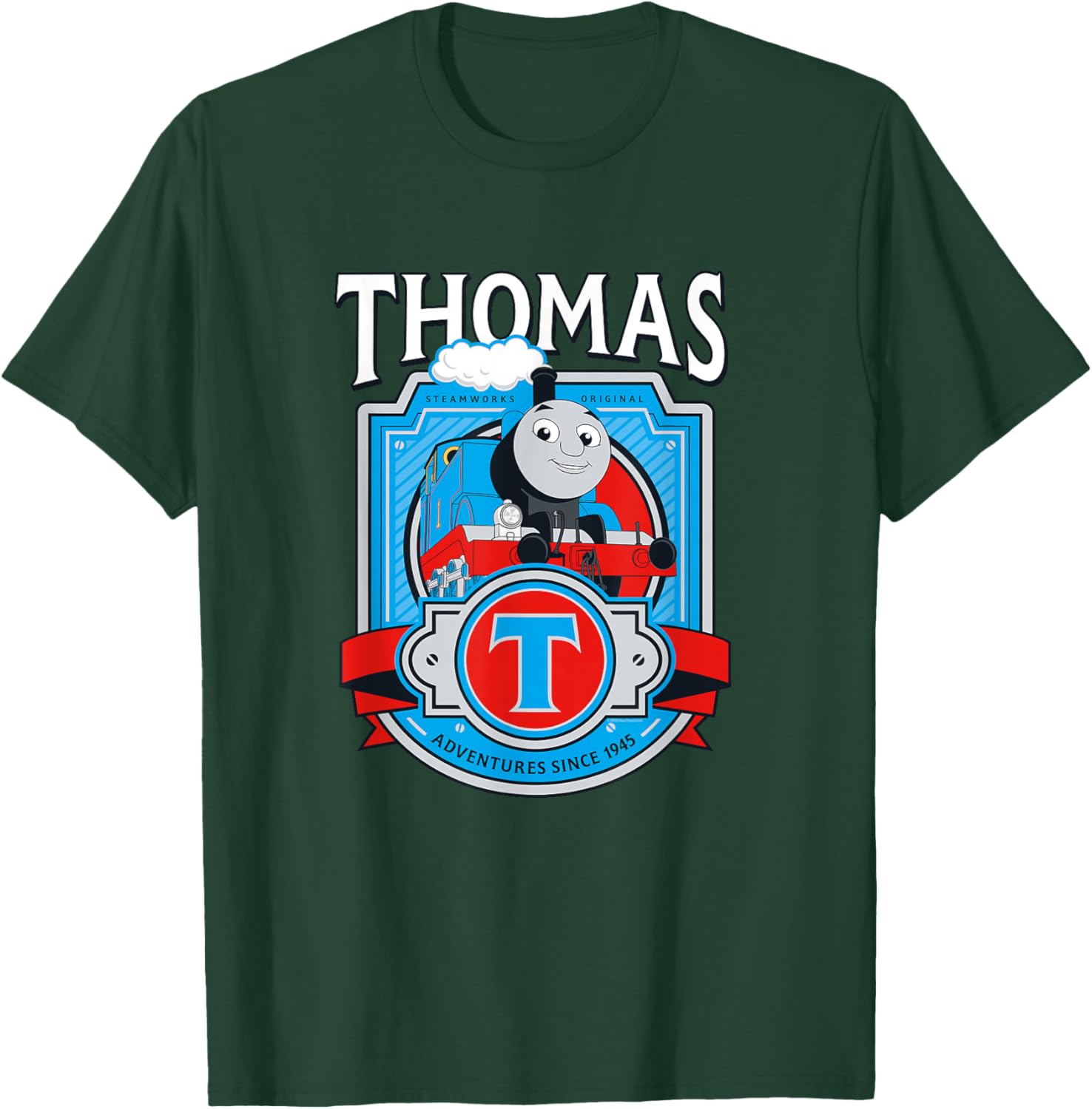 Thomas & Friends - Thomas Adventures Since 1945 T-Shirt - T-Shirt | Forest