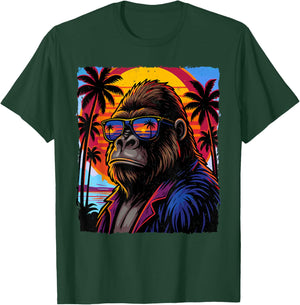Cool Gorilla Art Women Kids Ape Monkey Gorilla Fan T-Shirt - T-Shirt | Forest