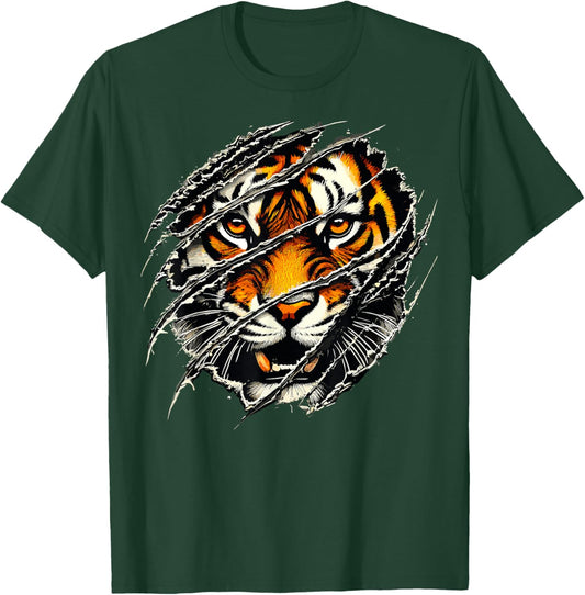 Tiger Face Animal Tiger T-Shirt - T-Shirt | Forest