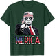 4th of July Merica Funny American USA Patriotic Men Women T-Shirt - T-Shirt | Forest