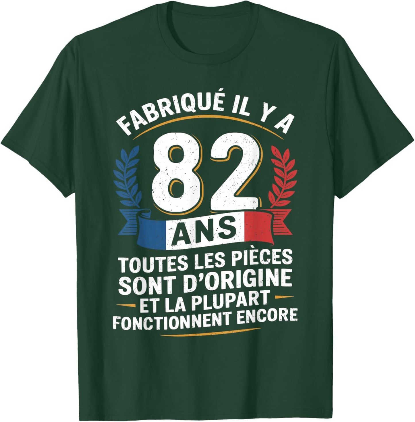 82 Years Birthday Humor Original Gift 82 Years Man T-Shirt - T-Shirt | Forest