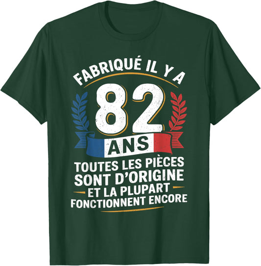 82 Years Birthday Humor Original Gift 82 Years Man T-Shirt - T-Shirt | Forest