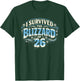 I Survived The Blizzard of 2026 Snow Storm T-Shirt - T-Shirt | Forest