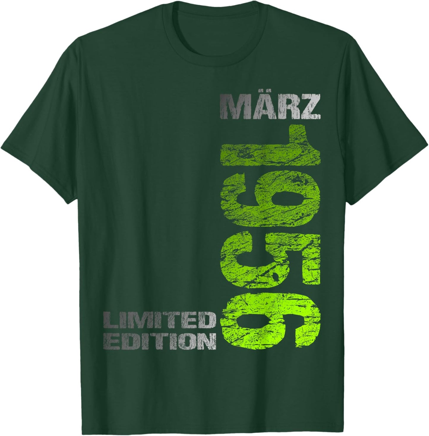 März 1956 Mann Frau 70. Geburtstag Limited Edition T-Shirt - T-Shirt | Forest