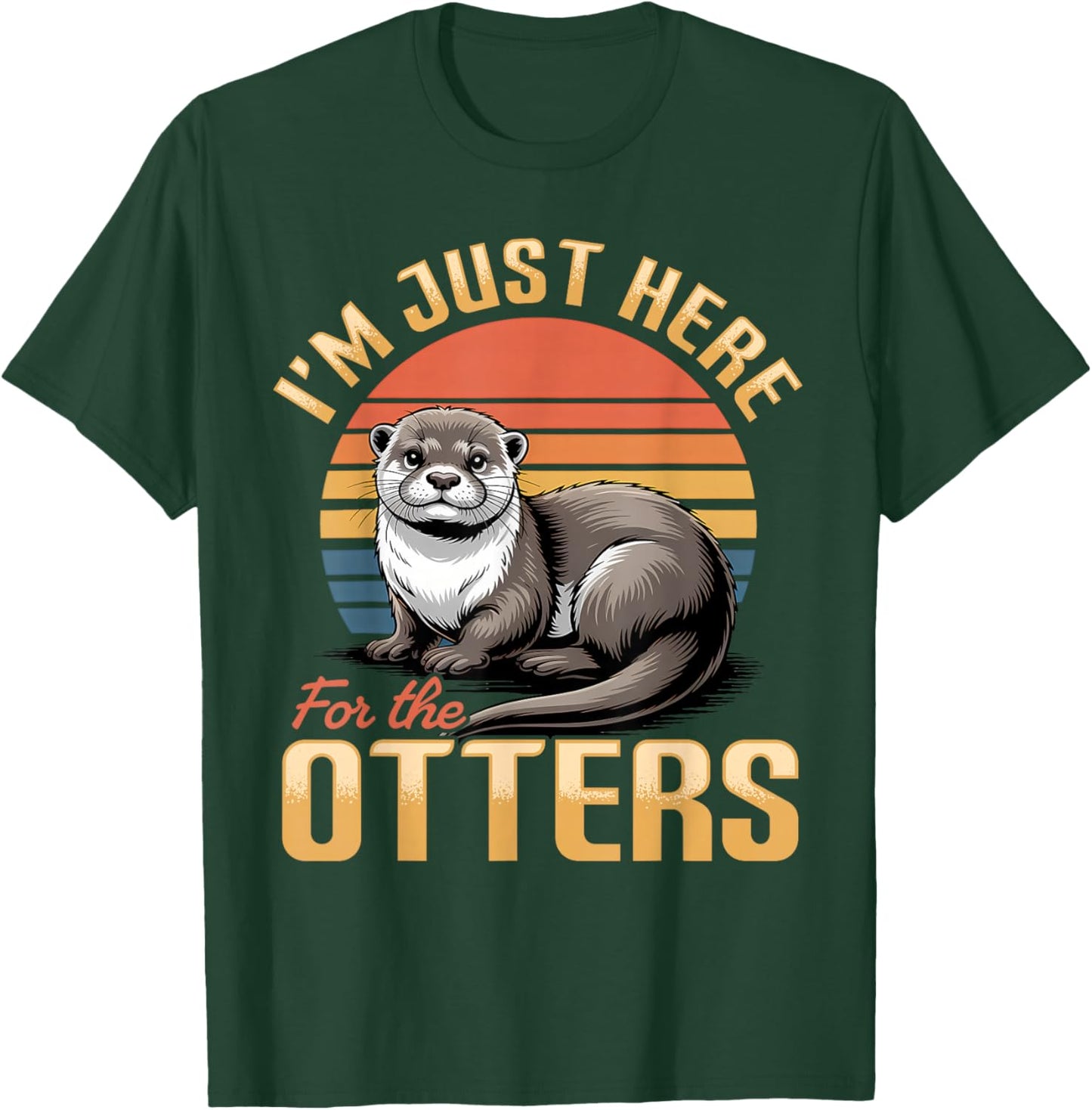 Funny Otter T-Shirt - T-Shirt | Forest