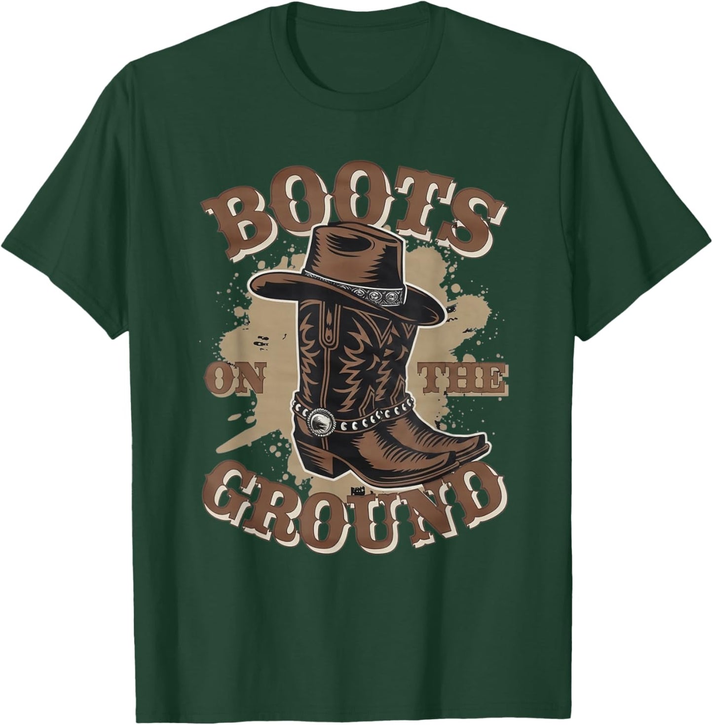 Boots On The Ground Juneteenth Cowgirl Pride Women T-Shirt - T-Shirt | Forest