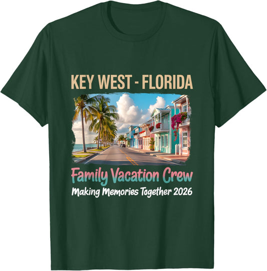 Key West Florida Sea Turtle Beach Summer Vacation 2026 T-Shirt - T-Shirt | Forest