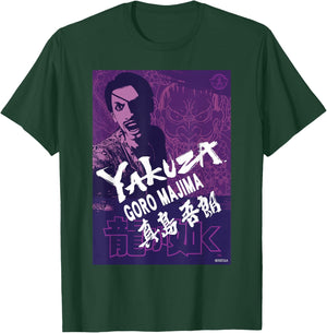 Like a Dragon & Yakuza Goro Majima (Purple Tonal) T-Shirt - T-Shirt | Forest