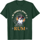 My Favorite Spirit Is Rum Funny Halloween Ghost Drinking T-Shirt - T-Shirt | Forest