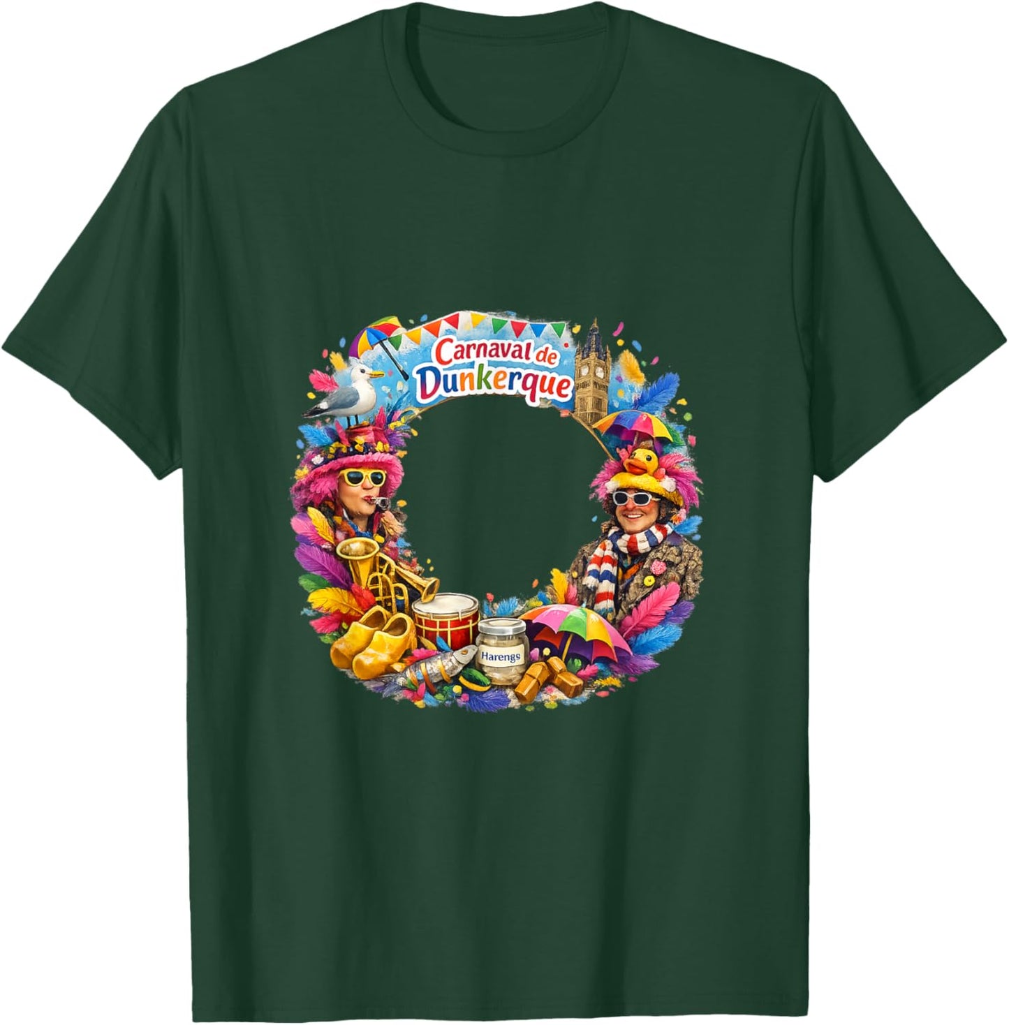 Dunkirk Carnival T-Shirt - T-Shirt | Forest