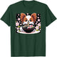 Kawaii Papillon dog Eating Ramen T-Shirt - T-Shirt | Forest
