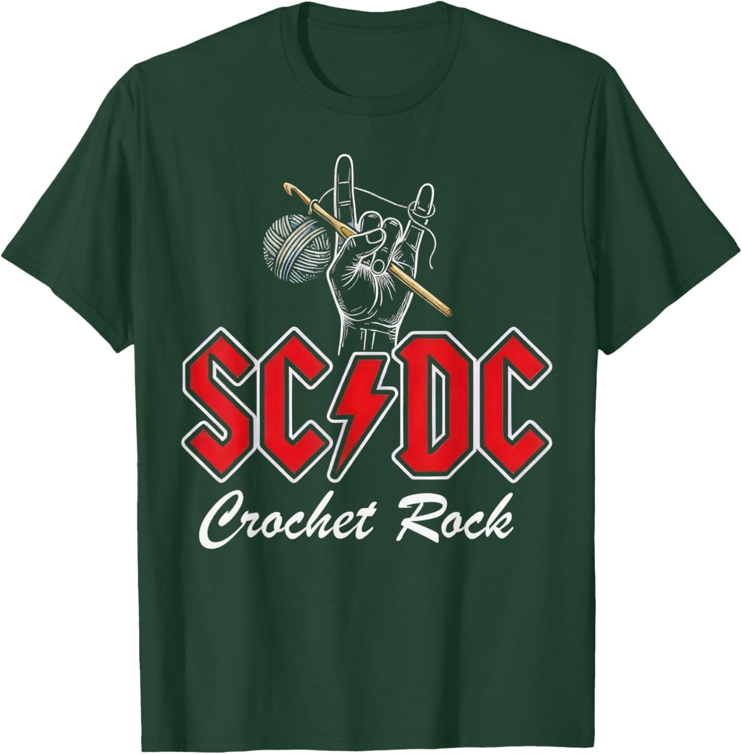 Crochet Yarn Lover T-Shirt - T-Shirt | Forest