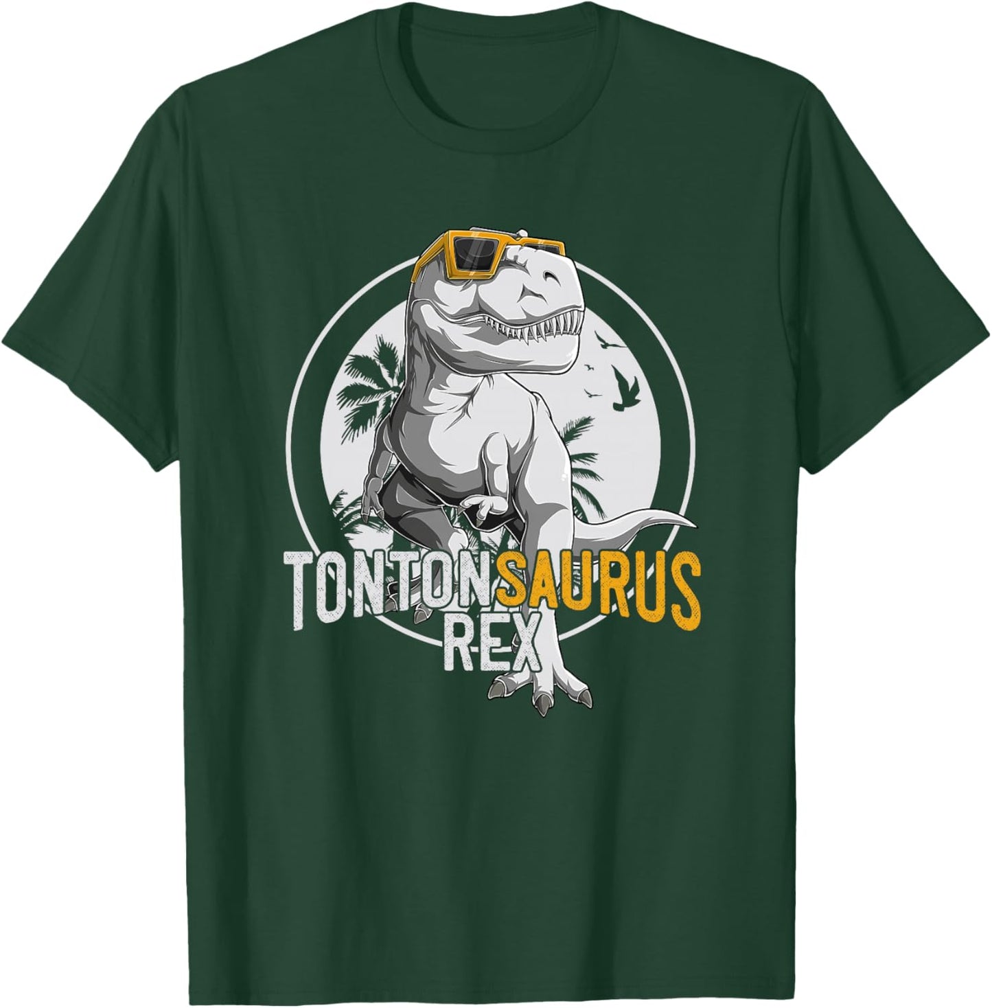 Tontonsaurus Rex Tonton Dinosaure Cadeau Oncle Haut de Gamme T-Shirt - T-Shirt | Forest