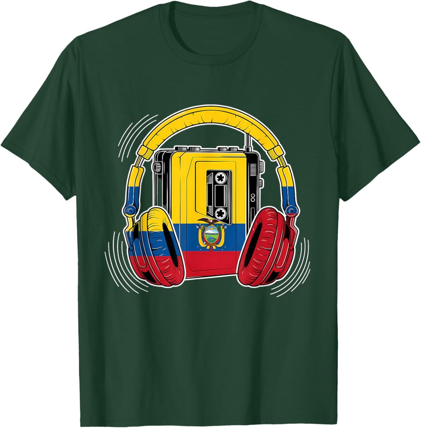 Drapeau de l'Équateur Racines équatoriennes T-Shirt - T-Shirt | Forest