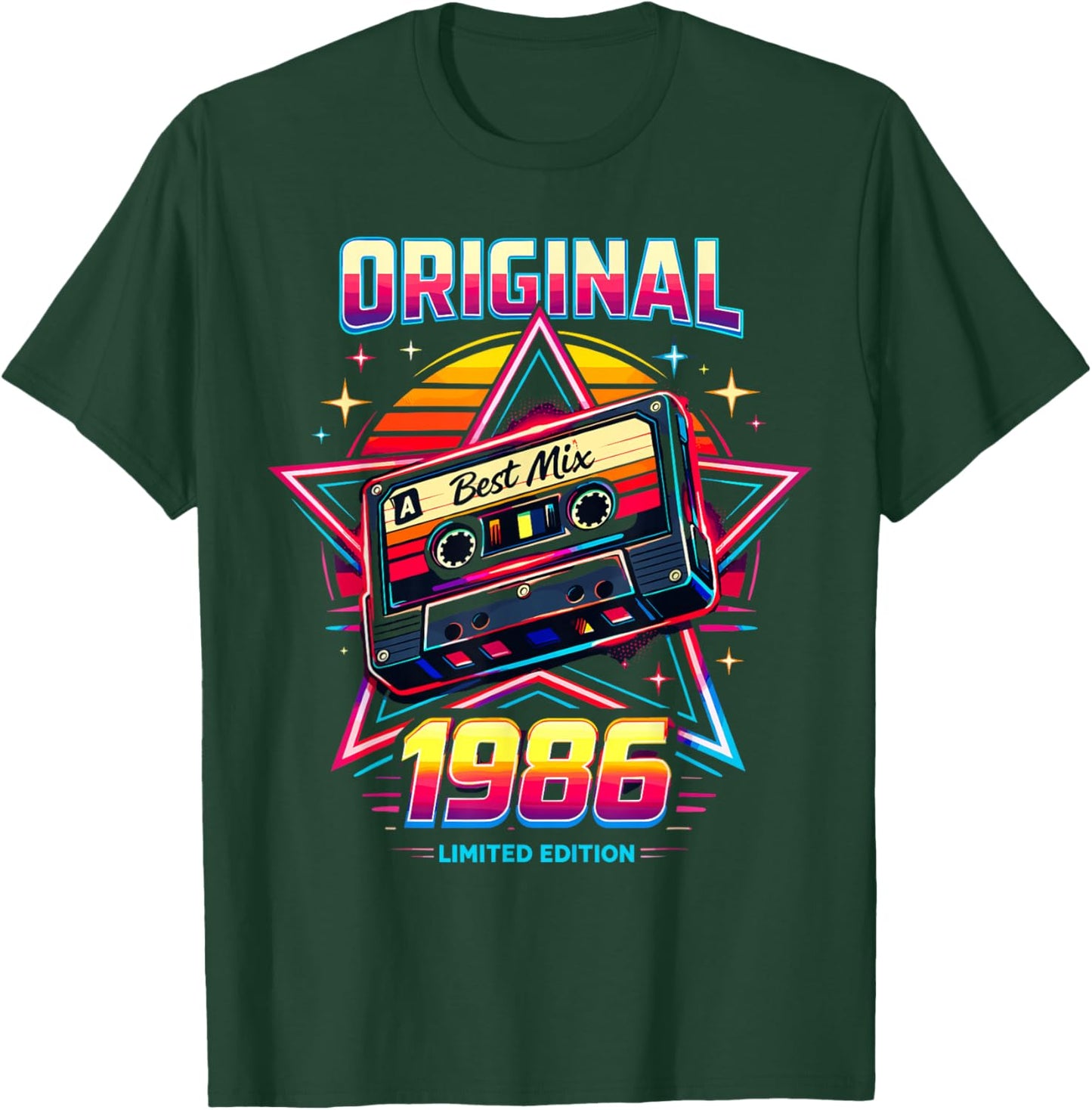 Limited Edition 1986 40th Birthday T-Shirt - T-Shirt | Forest