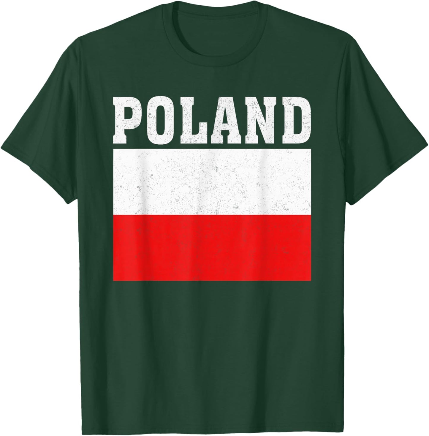 Poland Flag Patriotic National Roots Souvenir T-Shirt - T-Shirt | Forest