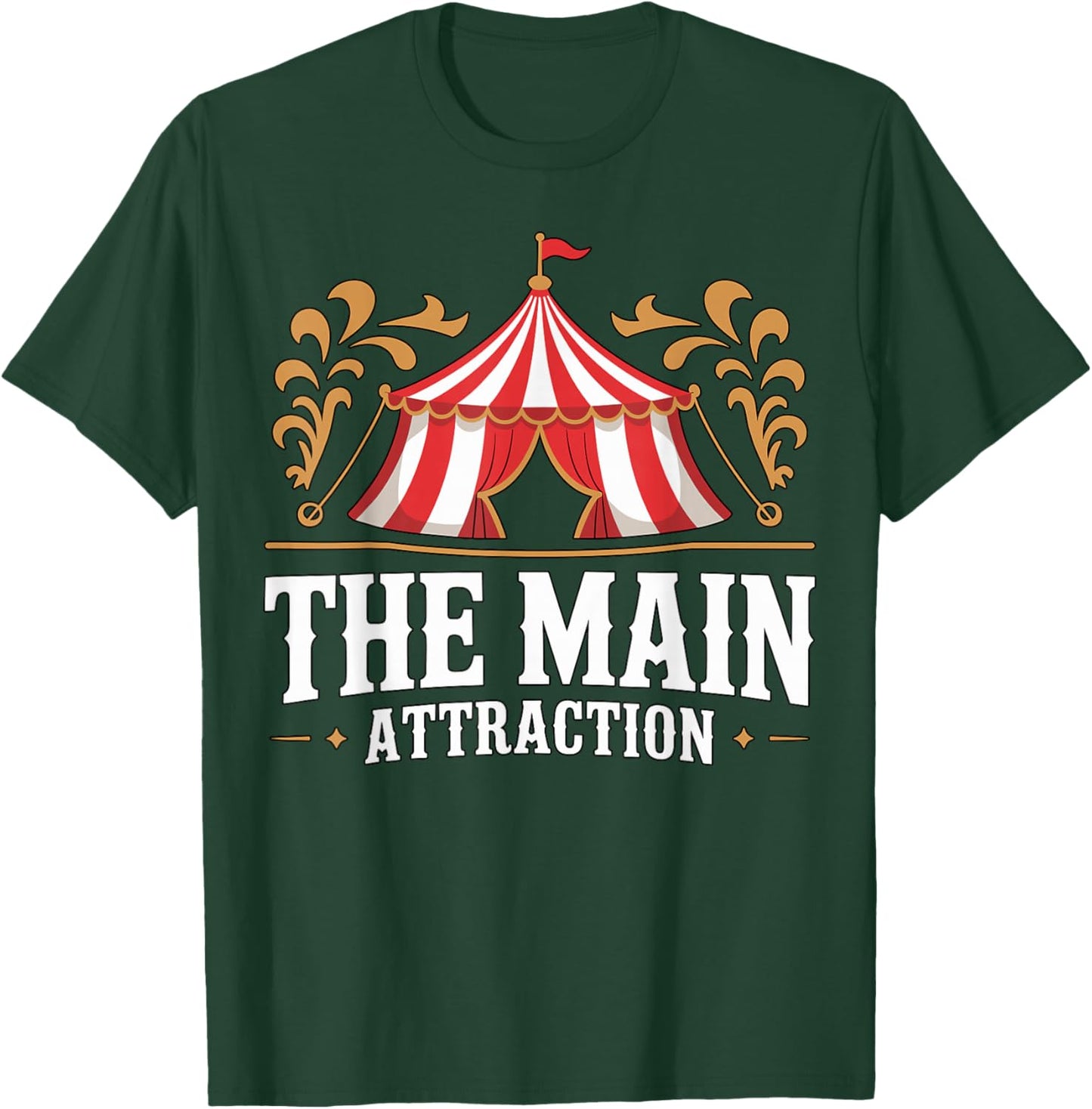 The Main Attraction Circus Squad Crew T-Shirt - T-Shirt | Forest